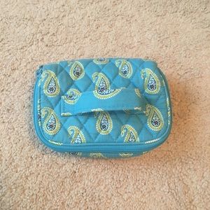 Vera Bradley Bermuda Blue Travel Jewelry Case